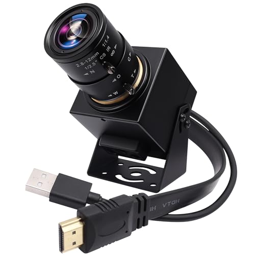 SVPRO 4K USB HDMI Camera Manual Zoom Webcam for Close Up with 2.8-12mm Variable Lens,Plug and Play Camera for Industrial,Streaming and Home Video - Image 1