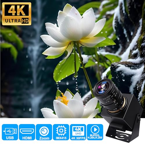 SVPRO 4K USB HDMI Camera Manual Zoom Webcam for Close Up with 2.8-12mm Variable Lens,Plug and Play Camera for Industrial,Streaming and Home Video - Image 2