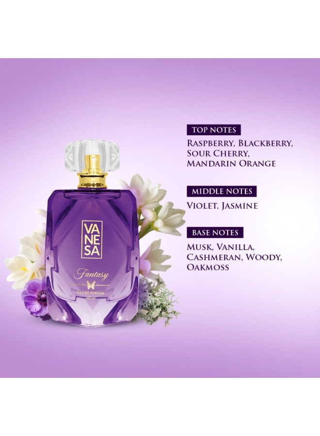Vanesa عطر فانتاسي للنساء 100 مل | عطر ماء عطر يدوم طويلاً - Image 3