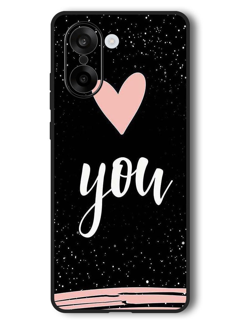 Theodor Case Compatible with OnePlus Nord CE 5 6.77 Inch Protection Shockproof Bumper Cover Love You - Image 1