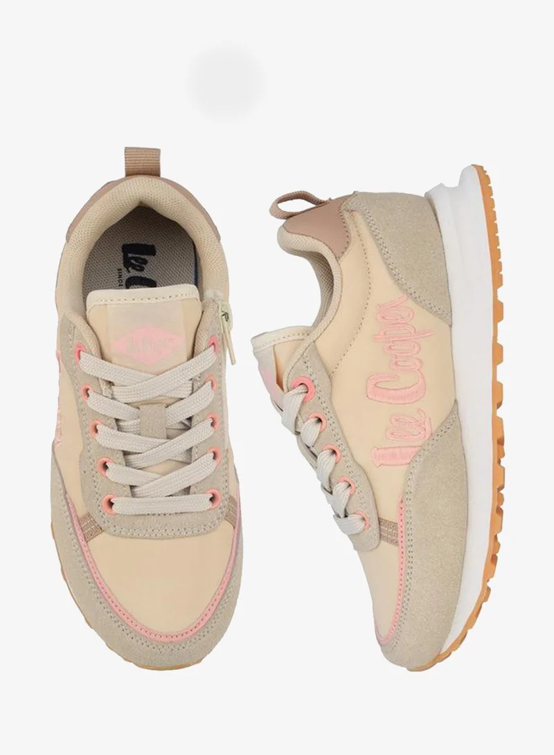 Lee Cooper Girls Lace-Up Ankle School Sneakers
