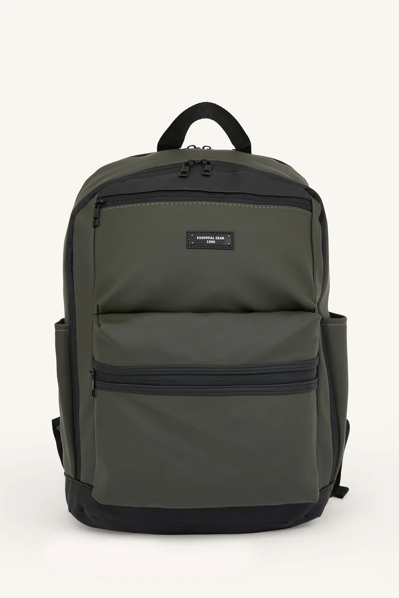 Faux Leather Backpack