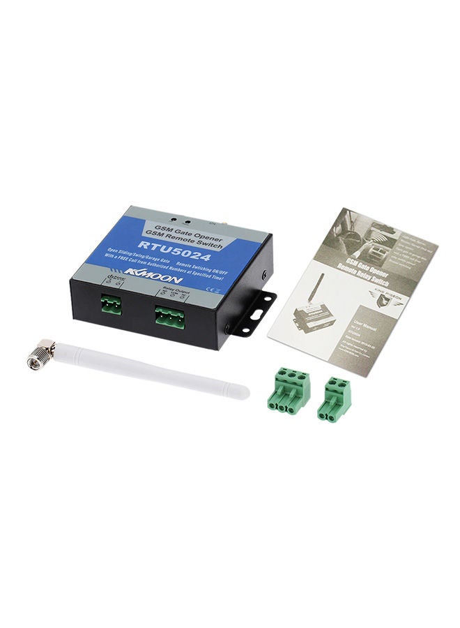 NIBEMINENT Remote On/Off Switch Free Call SMS Command GSM Door Gate Opener Blue/Grey/White 13x9.7x3cm  - Image 3