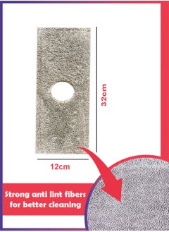 CEPILLO 2 Pices Microfiber Mop Refill Pads For CP626 | Washable & Reusable | Floor Cleaning Pads with Center Hole | Compatible with Spray & Flat Mops  - Image 3