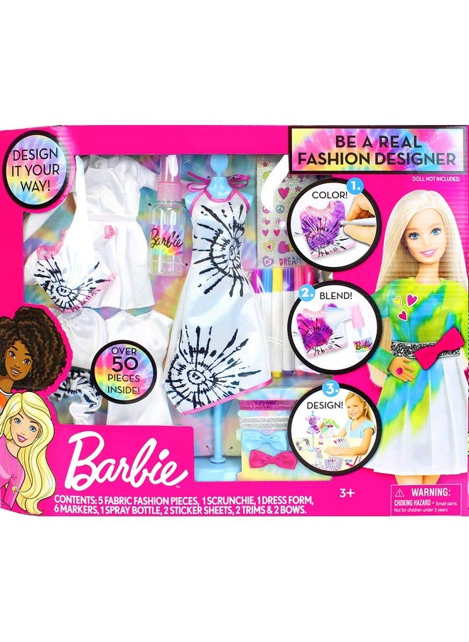Tara Toys Barbie Tie-Dye Be A Real Fashion Designer  - Image 1