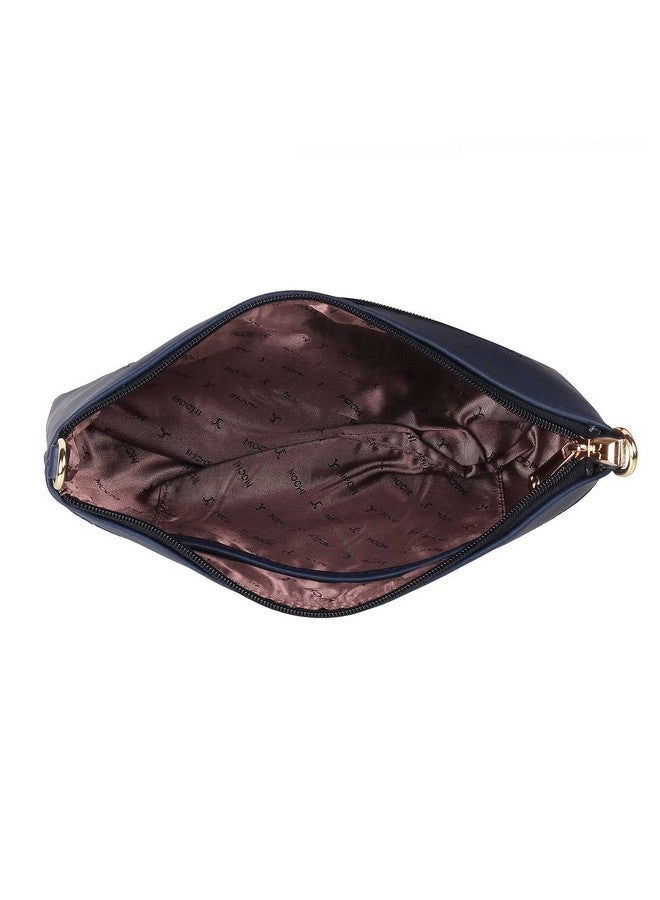 Mochi Women Blue Zip Top Sling Bag (66-7254) - Image 2