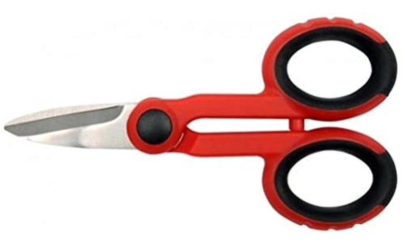 Yato Yato YT1974 Electrician Scissors 55 inch 142mmHRC 5256Cutting Thin WiresInsulated TapesHeat Shrink Tubing3Cr13SS Stainless Steel 5256 HRCIndustrial ToolsElectrical ToolsCutting Scissors  - Image 1