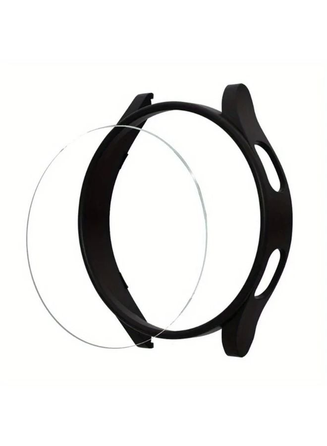 غطالة حامية لشاشة Galaxy Watch FE مع فيلم زجاج مقوى شفاف - Image 4