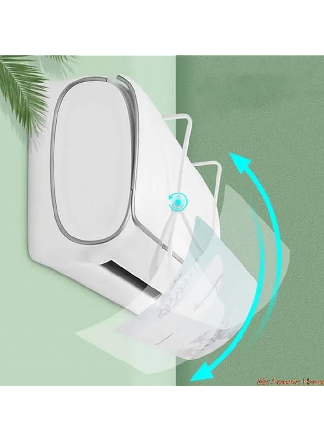 erorex Seahilton Air Conditioner Cover Foldable Air Conditioner Cover With Adjustable Flexible Flexible Waterproof Compatible With All Models Multi - Image 3