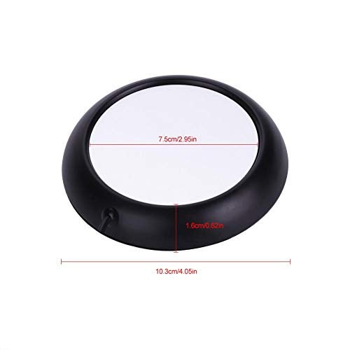 Hongzer USB Wood Grain Beverage Warmer - USB Coaster Warmer Heats Mugs & Tea/ Coffee - Office Heater Pad (Black) - Image 3