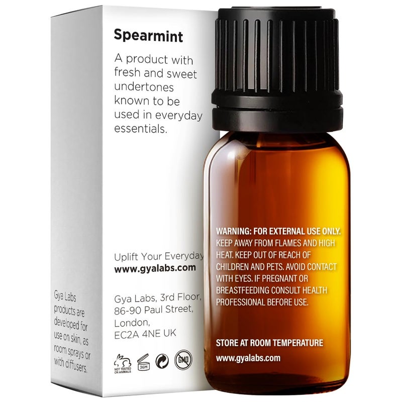 Gya Labs Spearmint Essential Oil - 0.34 Fl Oz - for Hair, Skin, Diffuser, Aromatherapy & DIY Candle Making Scent - Image 2