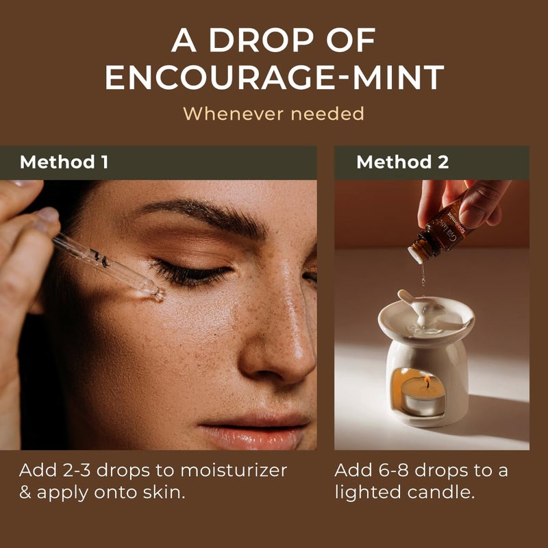 Gya Labs Spearmint Essential Oil - 0.34 Fl Oz - for Hair, Skin, Diffuser, Aromatherapy & DIY Candle Making Scent - Image 4