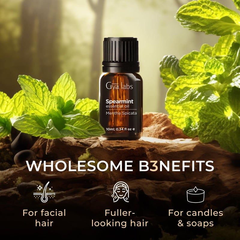 Gya Labs Spearmint Essential Oil - 0.34 Fl Oz - for Hair, Skin, Diffuser, Aromatherapy & DIY Candle Making Scent - Image 5