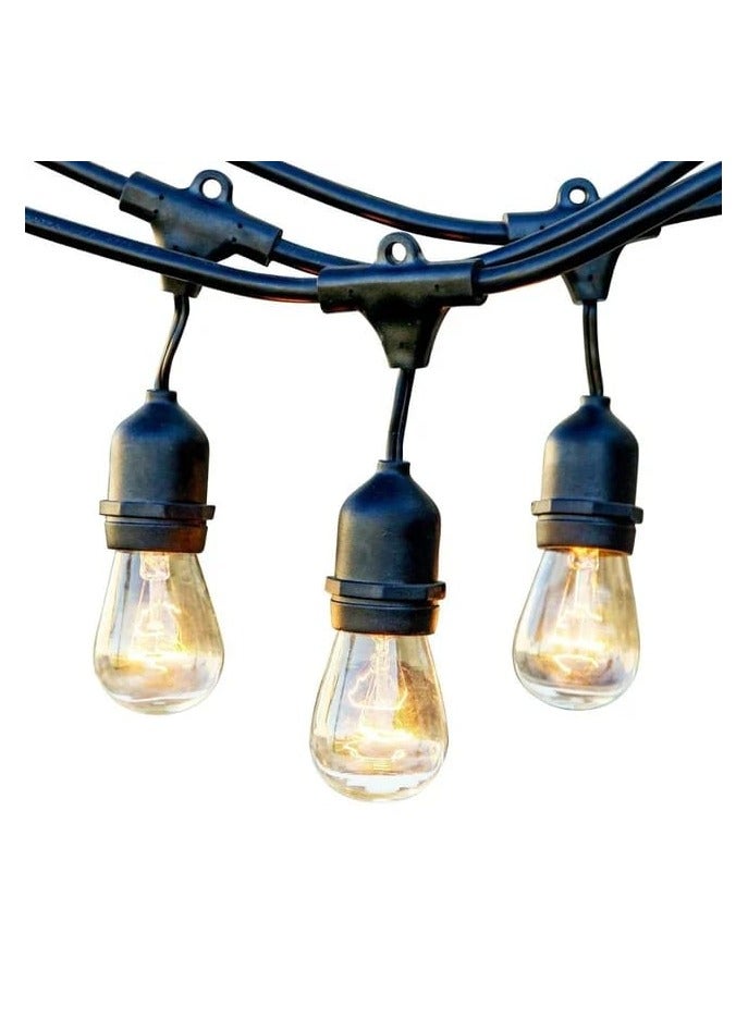 FAMI LIGHTS String Light Waterproof for Outdoor Decoration – E27 Yellow Bulbs for Diwali, Christmas, Wedding, and Party Sizes 100mr - Image 1