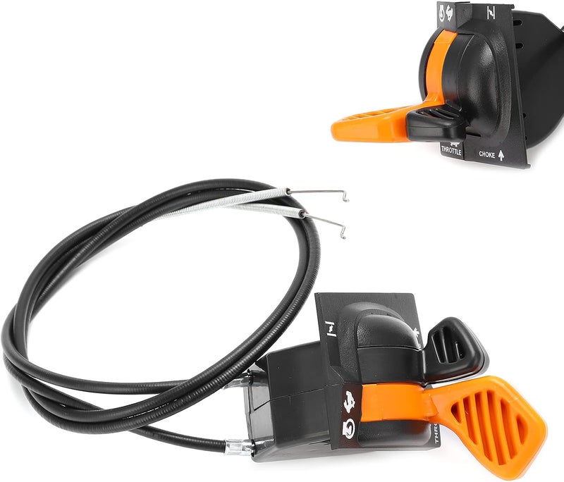 AM136026 Throttle Control Cable, Replacement for John Deere X500 X520 X540, Premium ABS and Metal Construction, OEM Compatible Choke Control Lever with Strong Stability and High Re - Image 4