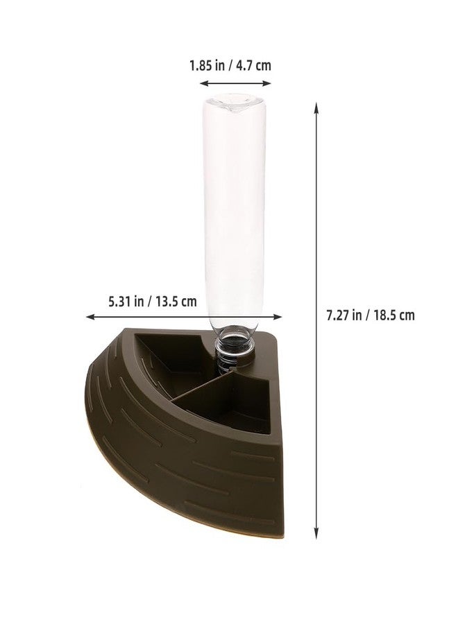 جارنيك وعاء تغذية الزواحف الأوتوماتيكي من جارنيك، وعاء ماء وطعام 2 في 1 للسلاحف والسحالي والضفادع والحرباء، بتصميم زاوية 90 درجة - Image 2