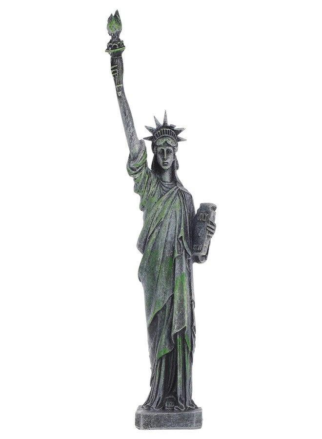 PRETYZOOM Statue of Liberty Figurine Resin Statue of Liberty Ornament Souvenir Model Tabletop Centerpieces Fish Tank Ornament 7.8 Inch - Image 1