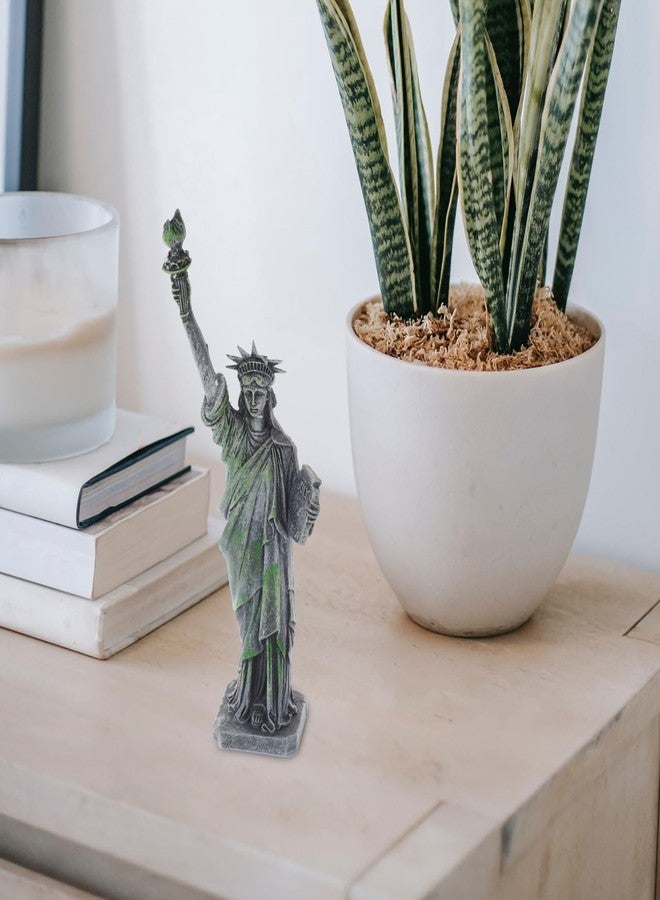 PRETYZOOM Statue of Liberty Figurine Resin Statue of Liberty Ornament Souvenir Model Tabletop Centerpieces Fish Tank Ornament 7.8 Inch - Image 5