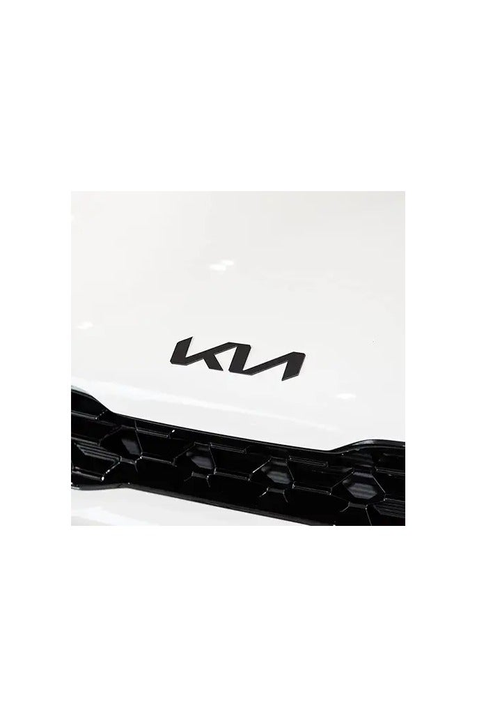 WENDISH New Models Front Hood and Rear Emblem Replacement Decal Sticker Compatible for KIA (17cm)