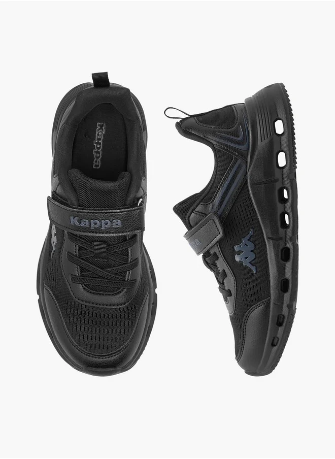 كابا Boys' Logo Detail Sports Shoes with Hook and Loop Closure