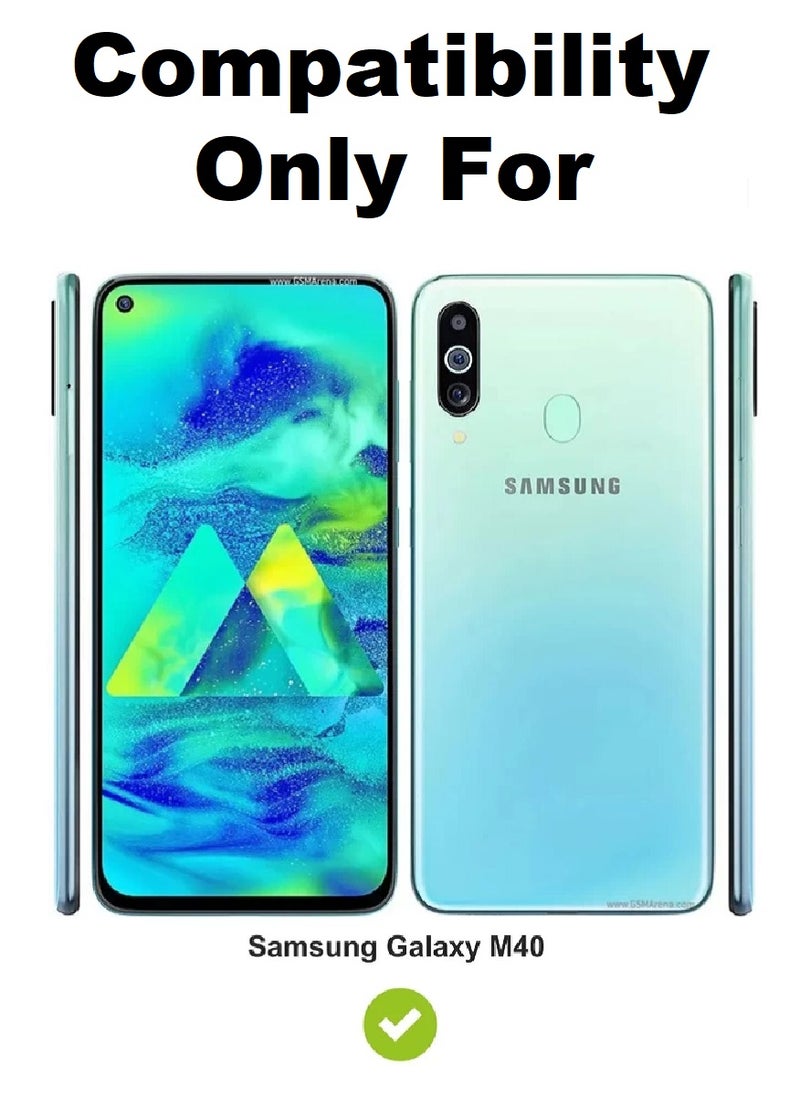 Super 2 Pieces Tempered Glass Screen Protector Clear Designed For Samsung Galaxy M40 Full Screen Coverage And Bubble Free - Image 3
