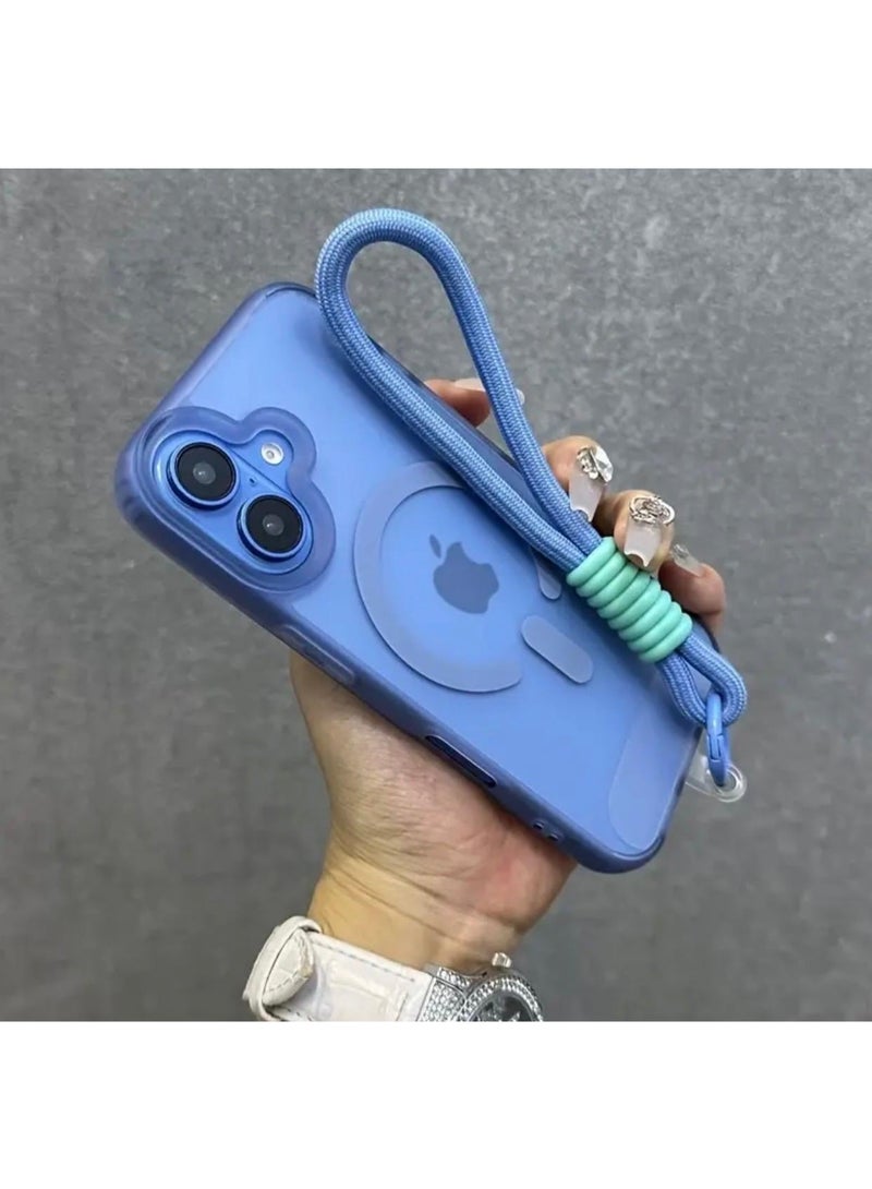 جراب هاتف مغناطيسي عالي الجودة شبه شفاف غير لامع لهاتف iPhone 17 - Image 3