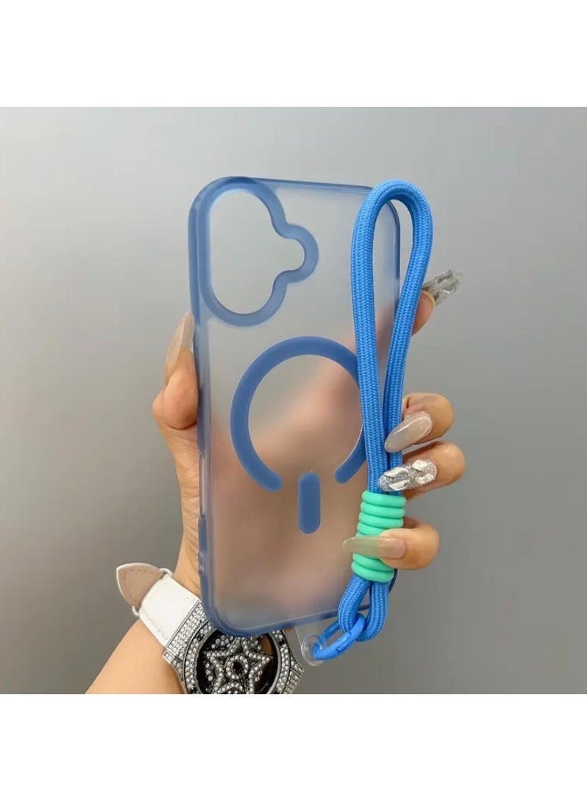 جراب هاتف مغناطيسي عالي الجودة شبه شفاف غير لامع لهاتف iPhone 17 - Image 1