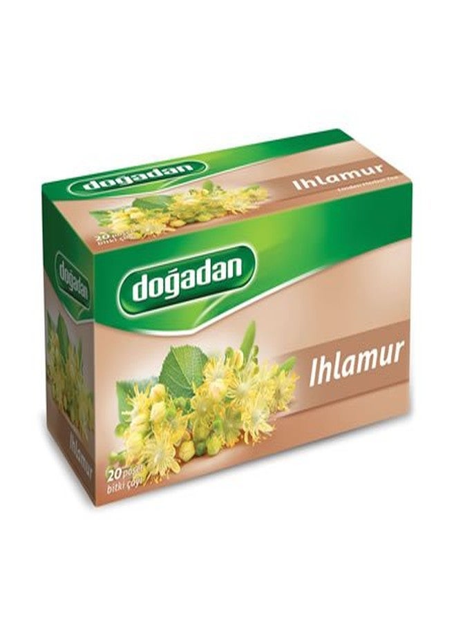 Dogadan Ihlamur (Linden Herbal Tea) 20 Tea Bags, Pack of 3 - Image 1