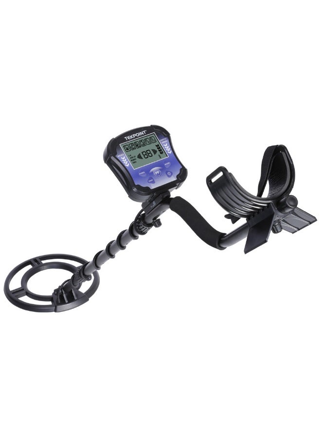 10-Inch Underground Metal Detector with LCD Display, IP68 Waterproof Search Coil, 4 Detection Modes, PP Pinpoint, Adjustable Sensitivity & Depth Indicator for Coins Jewelry and Outdoor Search - Image 5