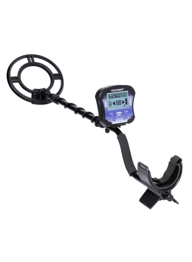 10-Inch Underground Metal Detector with LCD Display, IP68 Waterproof Search Coil, 4 Detection Modes, PP Pinpoint, Adjustable Sensitivity & Depth Indicator for Coins Jewelry and Outdoor Search - Image 3