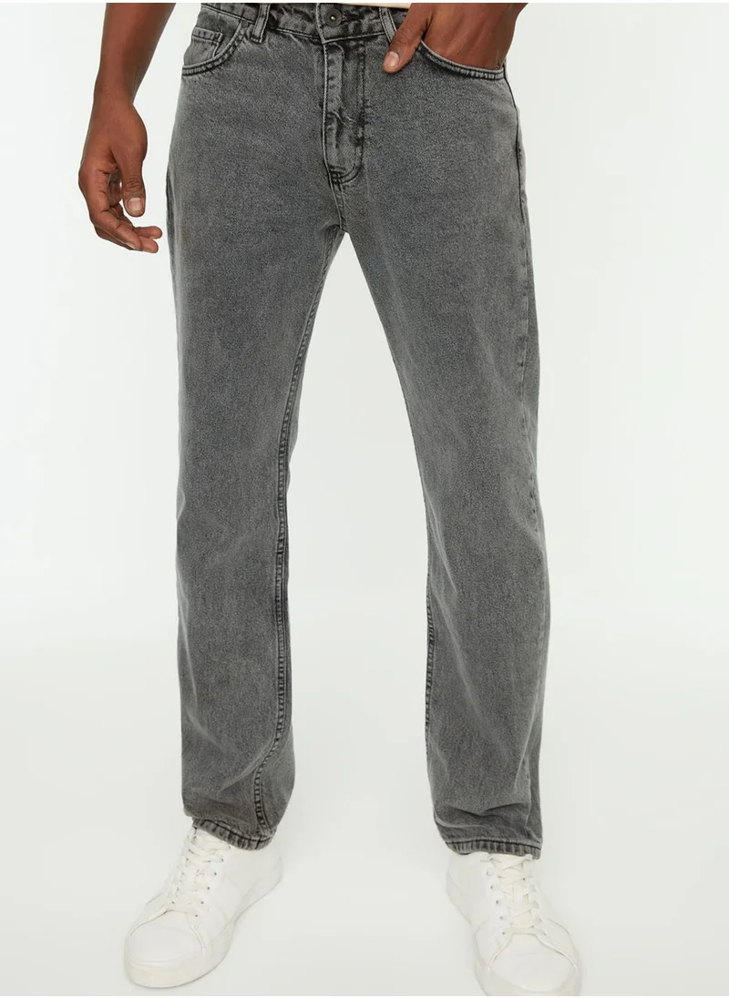 trendyol Light Wash Straight Fit Jeans