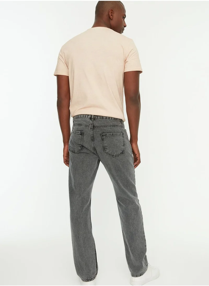 trendyol Light Wash Straight Fit Jeans