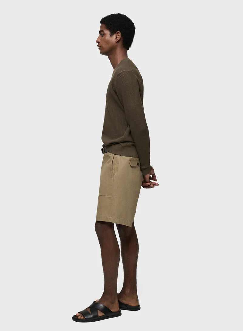 Mango Man Ribbed Crew Neck Sweater
