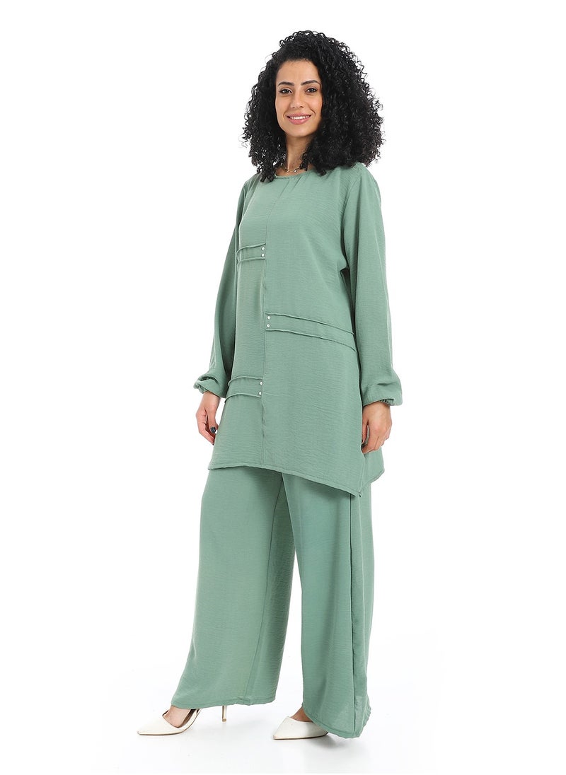 سيزار سوت حريمي قطعتين مقفولة  - Image 3