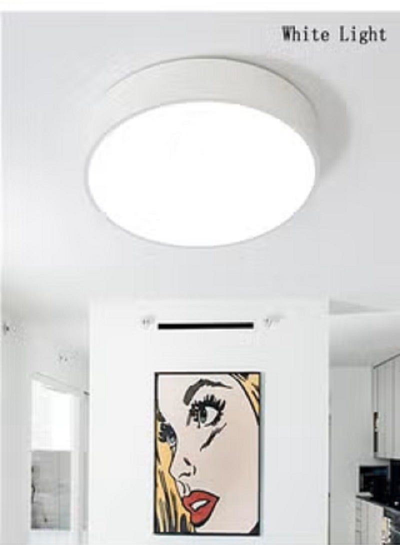 Hylumen 30cm 48W LED Ceiling Light (White Light 4000k) Round Modern LED Ceiling Lamp Ultra Bright, Energy Efficient, Modern Flush Mount Lighting for Home & Office White - Image 3