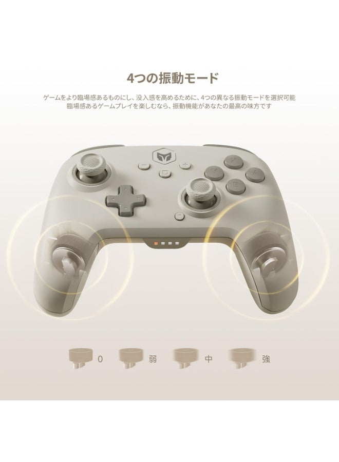 BIGBIG WON Classic Gamepad BIGBIG WON CHOCO PC Gaming Controller for Switch / PC / Android / iOS with Custom Button, 6-Axis Gyro, Dual Shock, 128-Step Macro Programming, NFC, Turbo, 850mAh Battery, One-Click Activation - Image 5