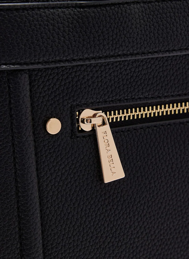 shoexpress Zip Closure Top Handle Crossbody Bag