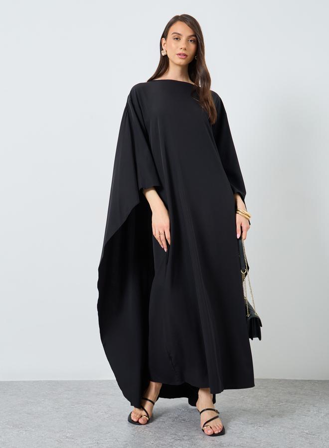 Take Two Styli Solid Batwing Sleeve Maxi Kaftan - Image 2