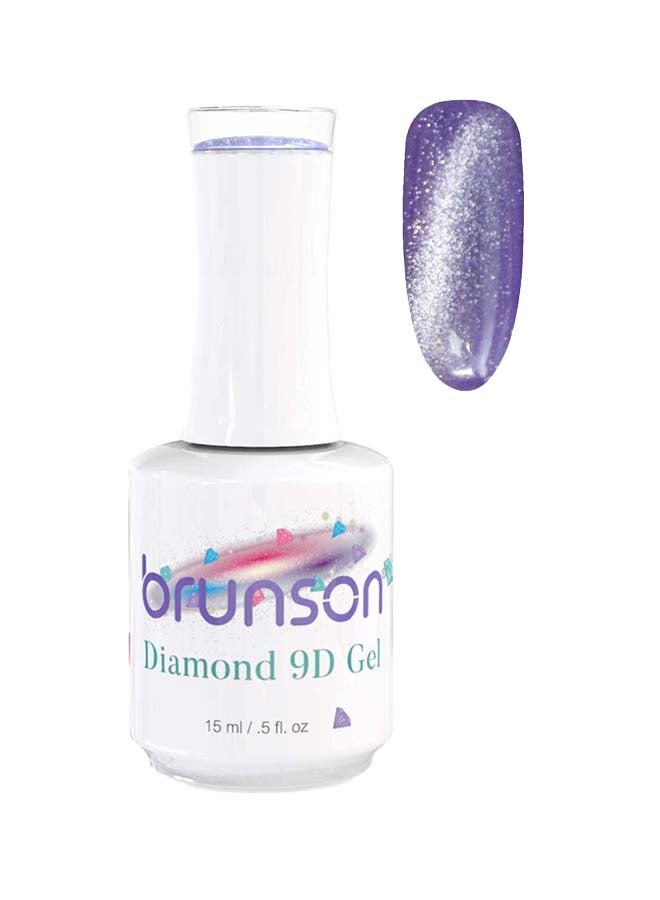 brunson Diamond 9D Magnetic Cat Eye Gel Reflective Diamond Gel Nail Polish 15ml Soak Off Gel Polish BD9D019 - Image 1