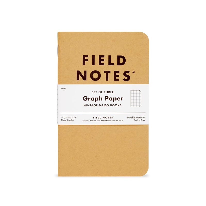 Field Notes Kraft Graph 3-Pack Memo Books - 48 Pages Each - Image 3