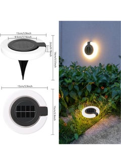 CMGTYYD Foldable Driveway Lights,Solar Landscape Lights Weather-Resistant - Auto On/Off, Energy-Saving Ground Lighting for Front Yard, Path, Terrace, Sidewalk, Staircase  - Image 5