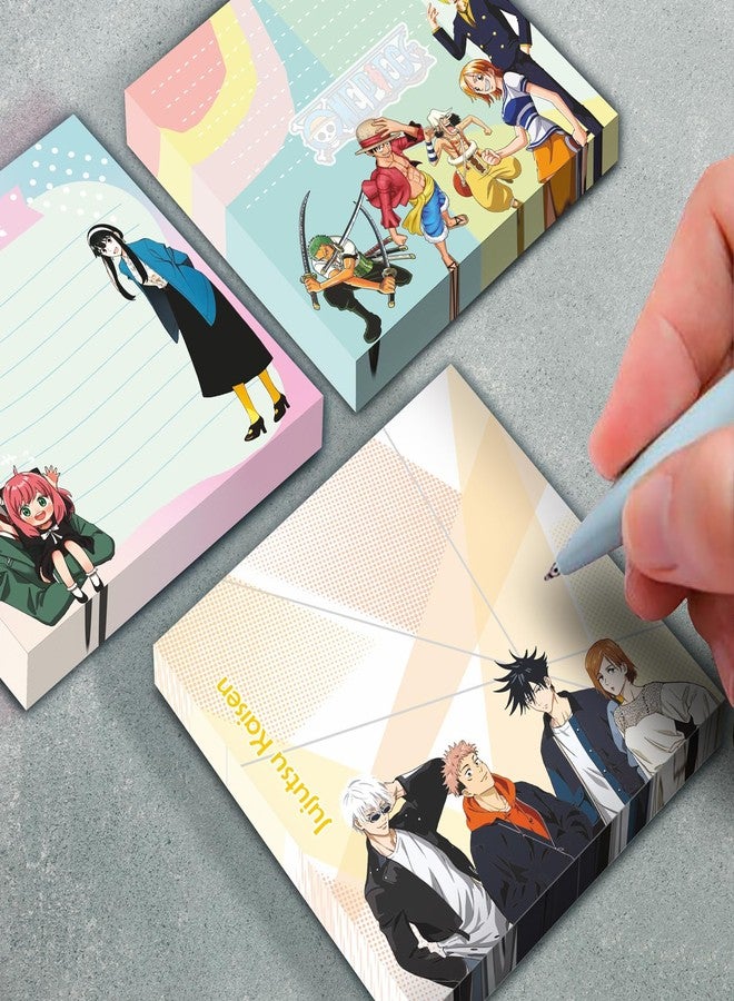 NS Trading Anime Cute Memo Pad 01 (Set of 3 Pads) Each Pad 100 Pages - Image 2