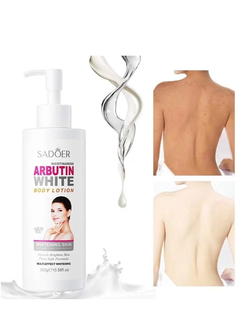 SADOER - Sador Whitening Body Lotion with Nicotinamide and Arbutin 300 grams - Image 1