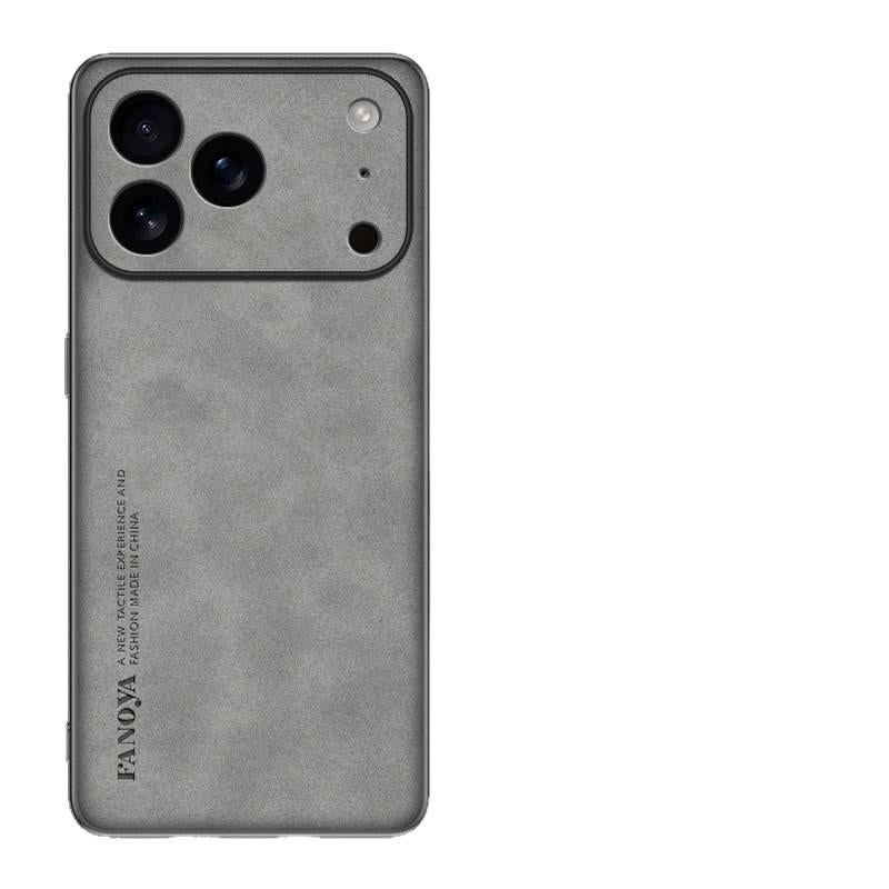 BB Leather Texture Protective Case for iPhone 17 / 17 Air / 17 Pro / 17 Pro Max with Shockproof and Drop Protection plus Shockproof plus Anti-Slip Grip plus Scratch Resistant in Graphite Black - Image 5