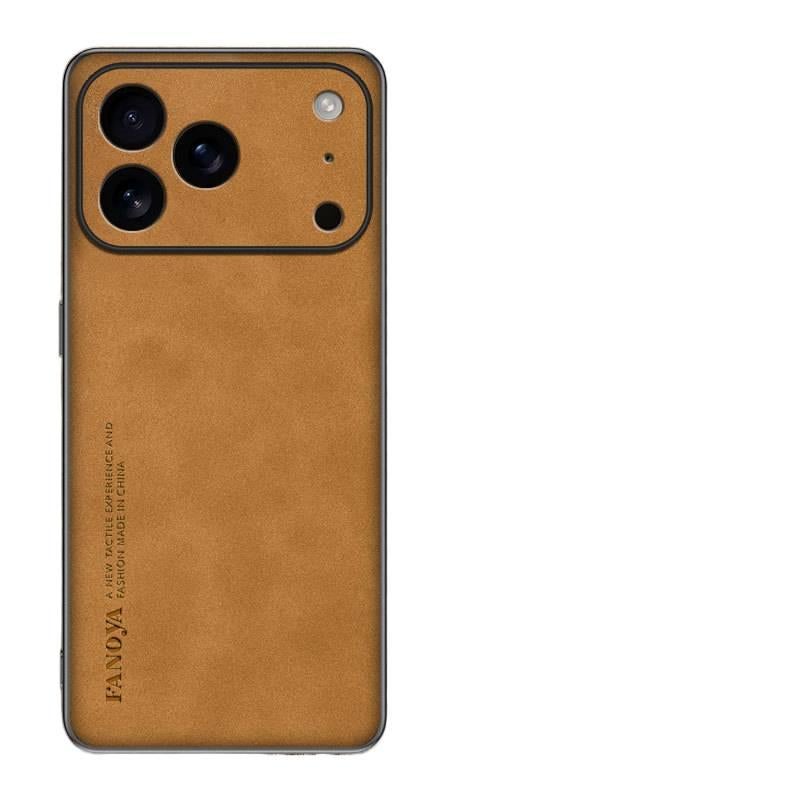 BB Leather Texture Protective Case for iPhone 17 / 17 Air / 17 Pro / 17 Pro Max with Shockproof and Drop Protection plus Shockproof plus Anti-Slip Grip plus Scratch Resistant in Graphite Black - Image 4
