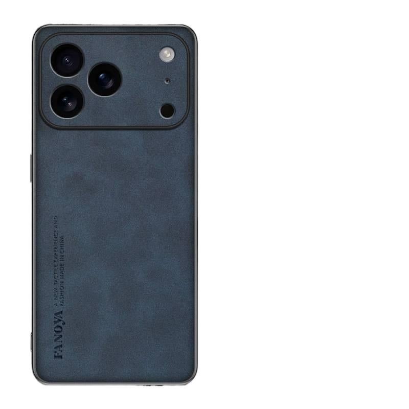 BB Leather Texture Protective Case for iPhone 17 / 17 Air / 17 Pro / 17 Pro Max with Shockproof and Drop Protection plus Shockproof plus Anti-Slip Grip plus Scratch Resistant in Graphite Black - Image 3