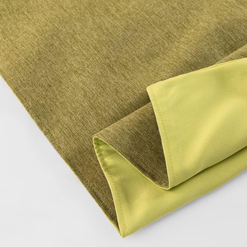 AMBERIS Bed Runner Green, Imitation Linen Durable Decorative Bed Scarf for Home and Hotel (Pillowcase sold separately) - Image 4