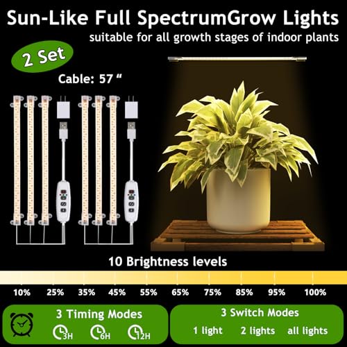HOMKIRT Large Corner Plant Stand with Grow Light, Plant Shelf Indoor Flower Stand for Living Room Patio Garden Home Decor - Image 2