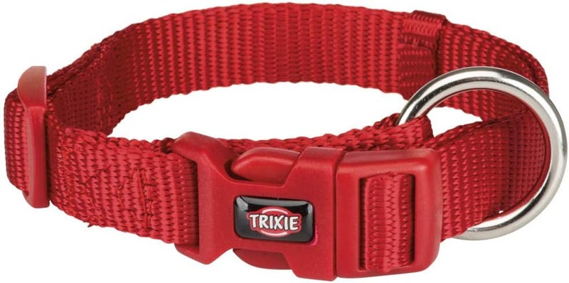 Trixie Premium Dog Collar - Large/X-Large, Red