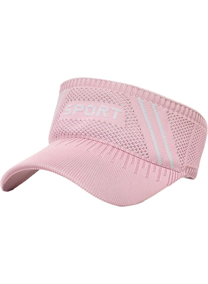 Unisex Sport Tennis Visor Cap, Open Top Summer Casual Sun Hat - Image 3